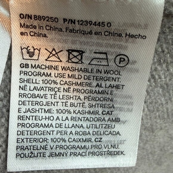 ✨H&M ✨Premium Selection Cashmere Top Taupe S - Picture 5 of 9